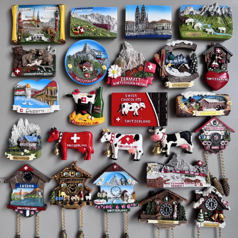 Home Decor Zurich - Switzerland Fridge Magnets Bern Zurich Zermart