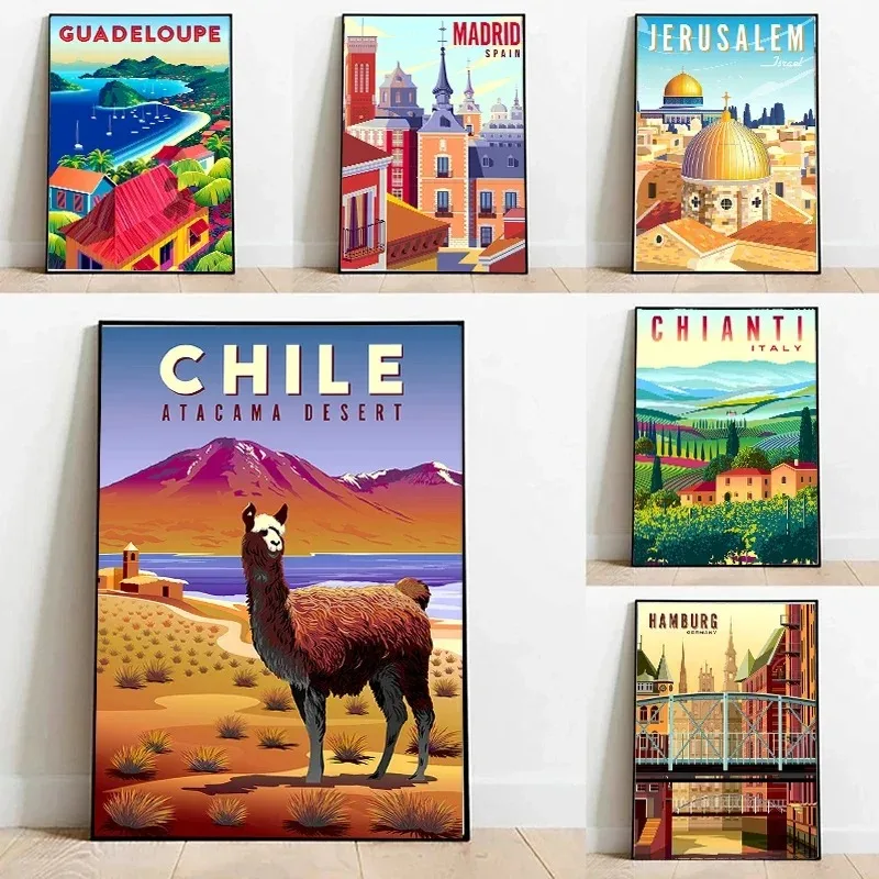 Home Decor Vietnam - Nordic Travel Cities Poster Print Italy