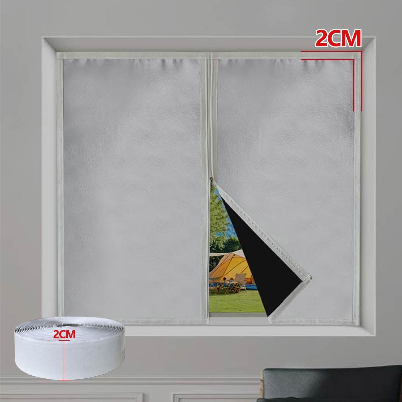 Blackout Curtains - Customizable Zipper Light Blocking Curtain, White