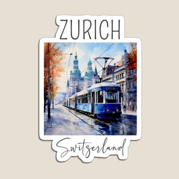 Home Decor Zurich - A Watercolor Design Of Zurich Switzerl