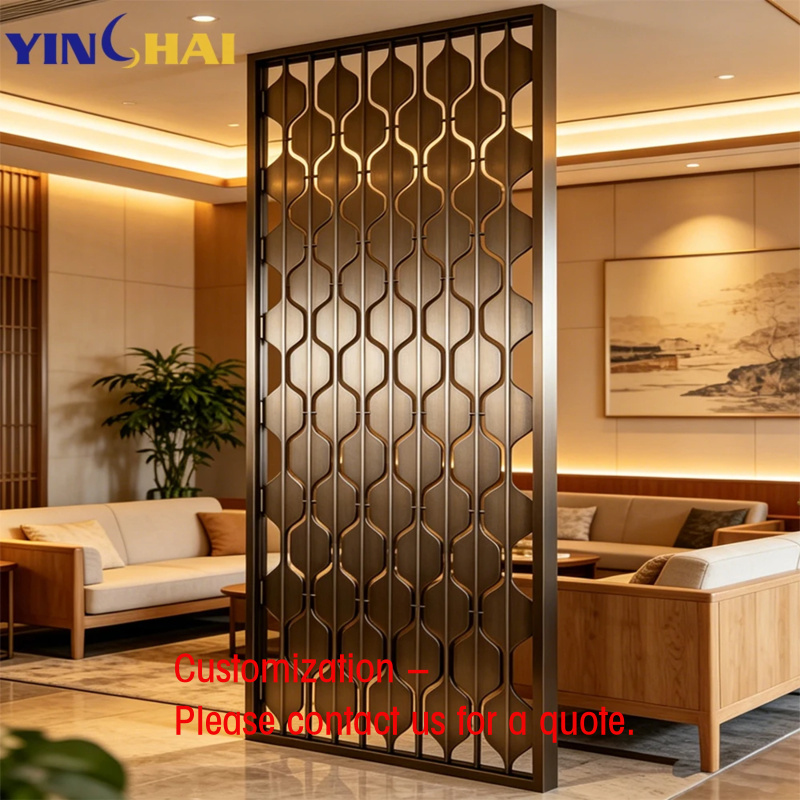 Room Divider Screen - custom.Modern Design Stainless Steel Room Divider