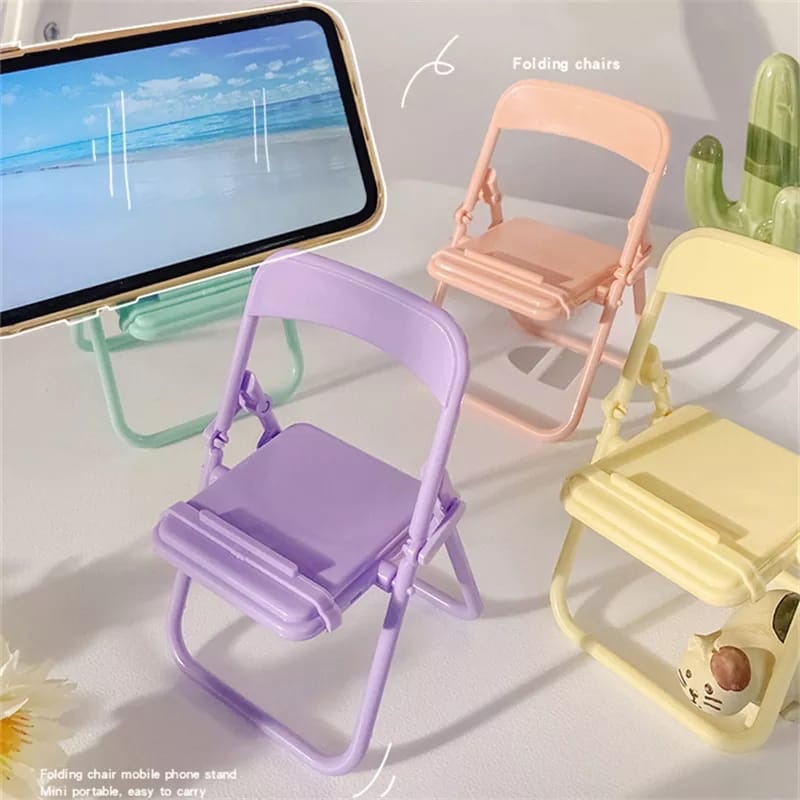 Home Decor Organizer - Cute Chair Phone Holder Stand Creative