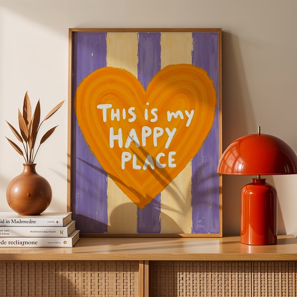 Home Decor Nz - Modern,Retro This Is My Happy Place