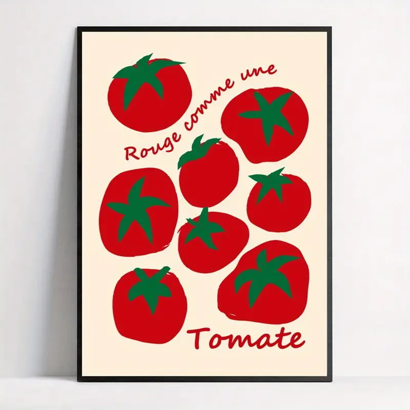 Modern Colorful Red Tomatoes W - Home Decor Nz recension och pris