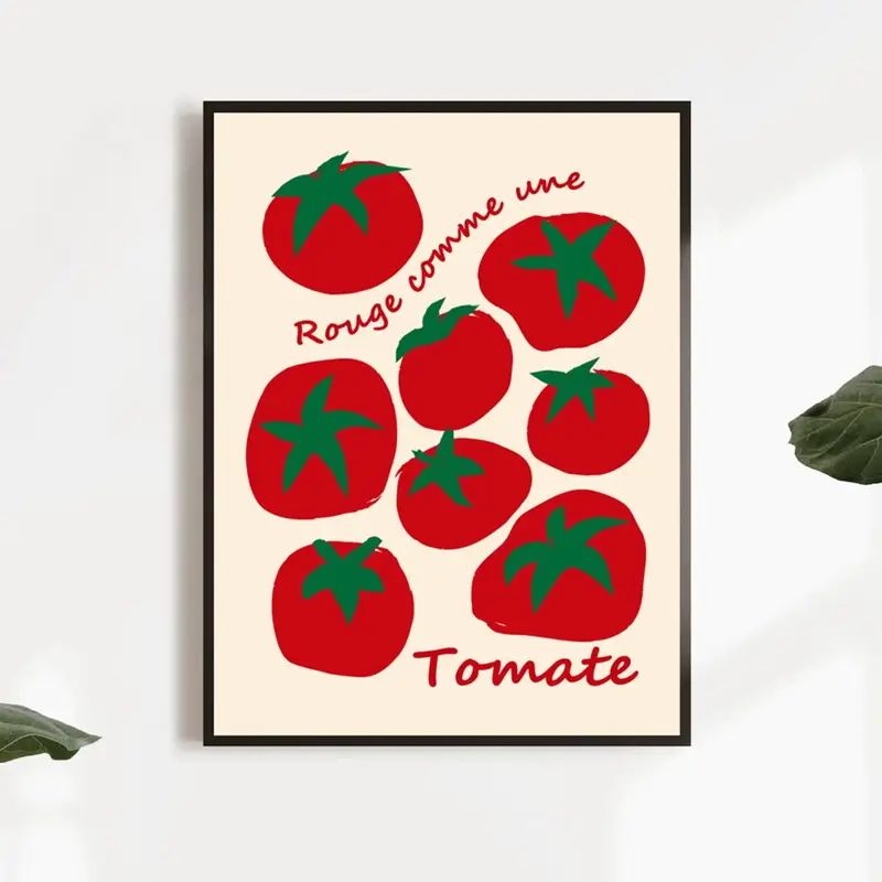 Modern Colorful Red Tomatoes W - Home Decor Nz recension och pris