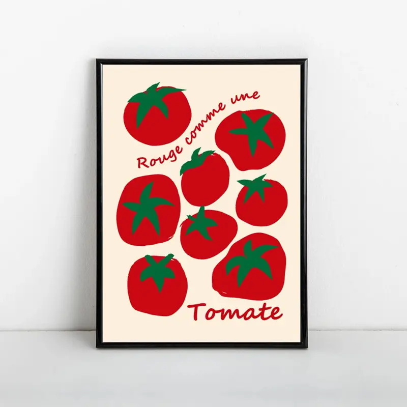 Modern Colorful Red Tomatoes W - Home Decor Nz recension och pris