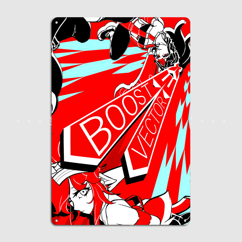 Anime characters with Boost Ve - Home Decor Vector recension och pris