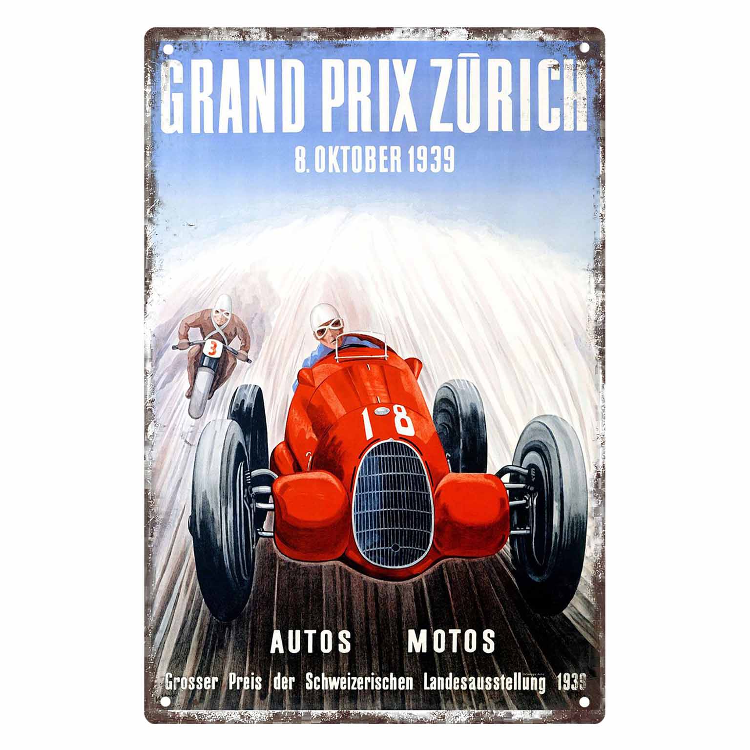2D FLAT 1pc Grand Prix Zurich  - Home Decor Zurich recension och pris