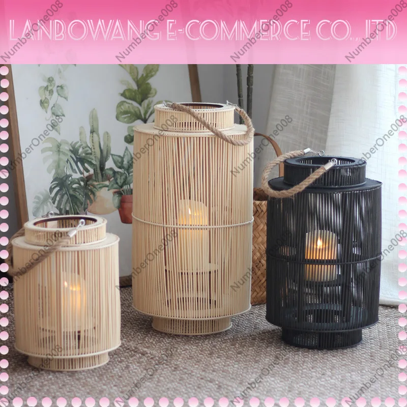 Nordic Handwoven Wind Lantern  - Home Decor Rattan recension och pris