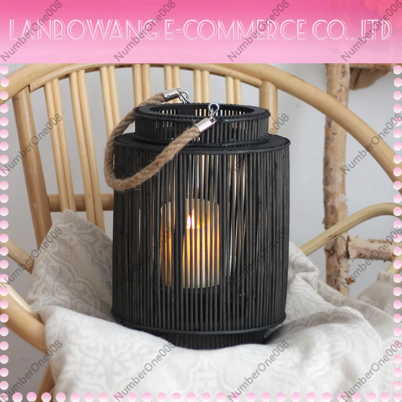 Nordic Handwoven Wind Lantern  - Home Decor Rattan recension och pris