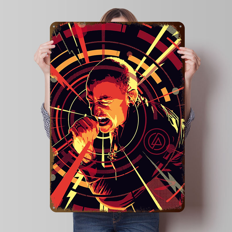 Chester Bennington Vector Art  - Home Decor Vector recension och pris