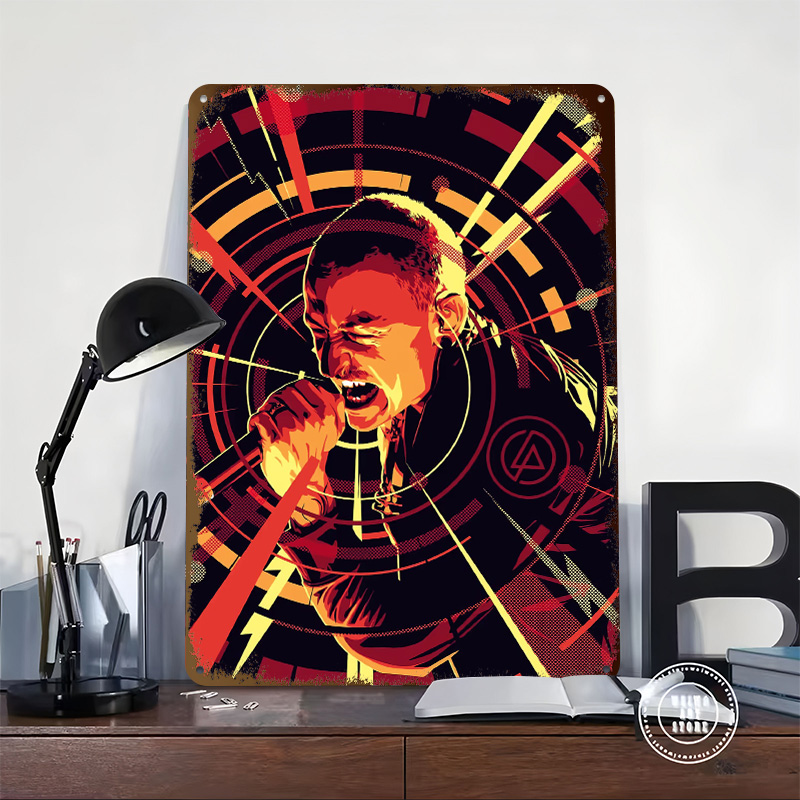 Chester Bennington Vector Art  - Home Decor Vector recension och pris