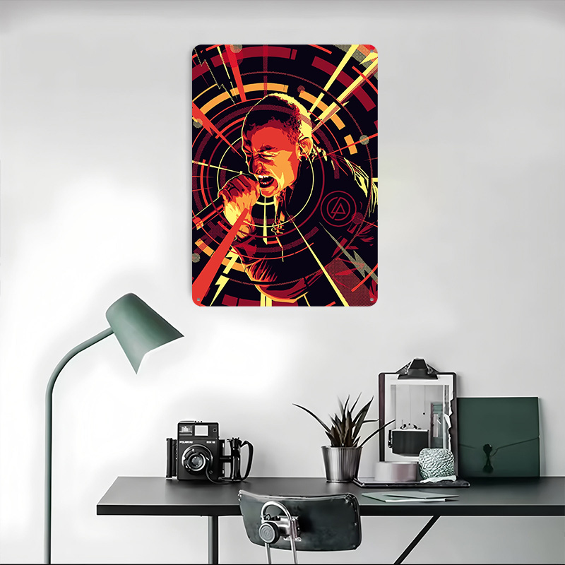 Chester Bennington Vector Art  - Home Decor Vector recension och pris