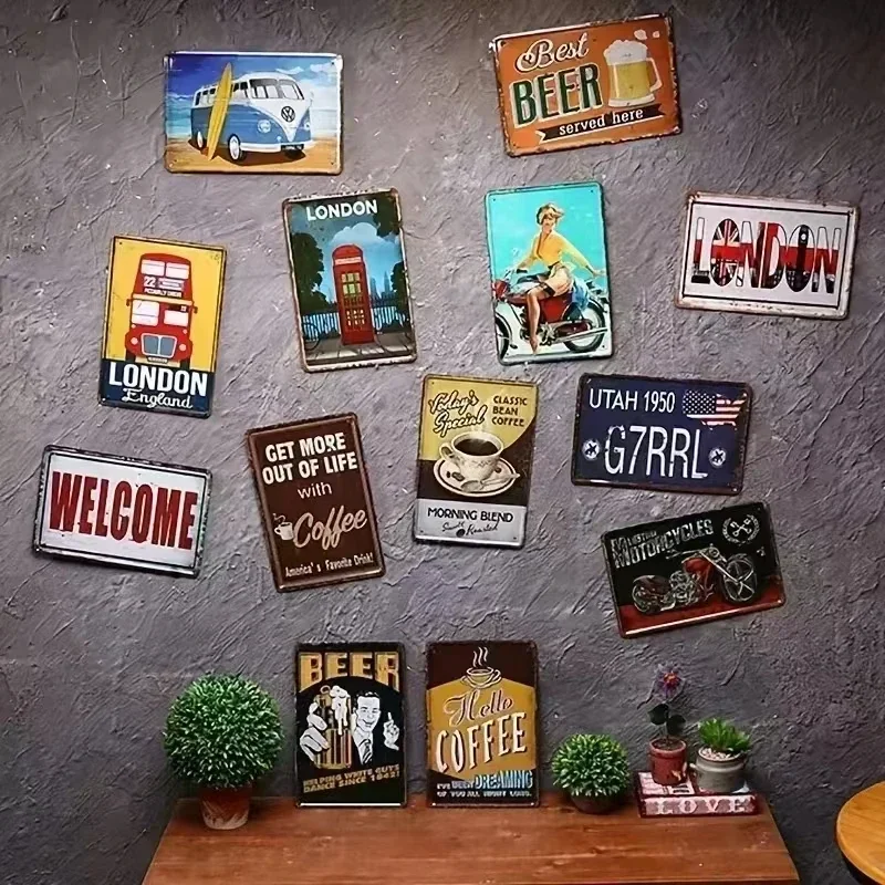 Metal Tin Signs Zurich Paulane - Home Decor Zurich recension och pris