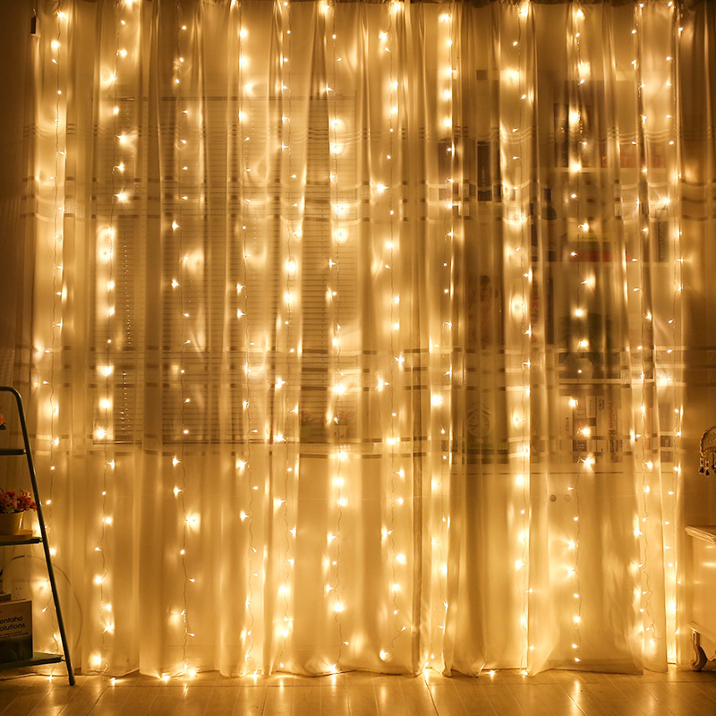 USB LED Curtain String Lights  - String Curtain Light recension och pris