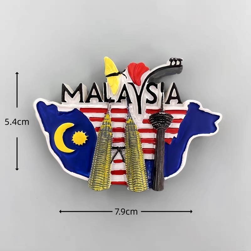 3D Malaysia Fridge Magnets, Ku - Home Decor Kuala Lumpur recension och pris