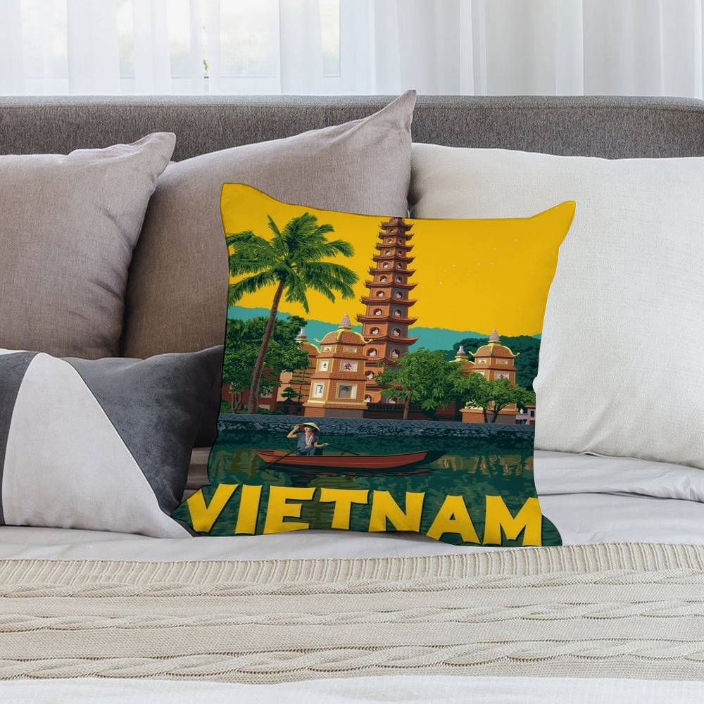 Vietnam Style Pillow Case Shor - Home Decor Vietnam recension och pris