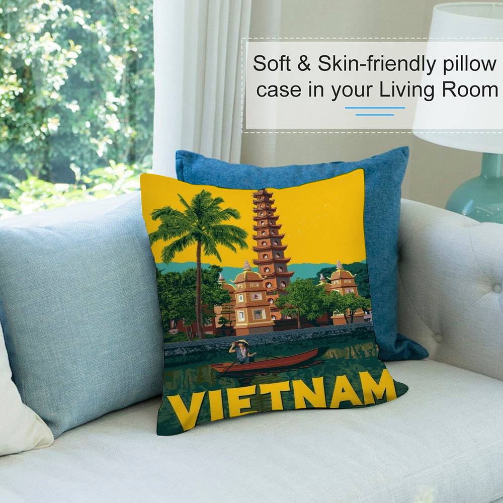 Vietnam Style Pillow Case Shor - Home Decor Vietnam recension och pris