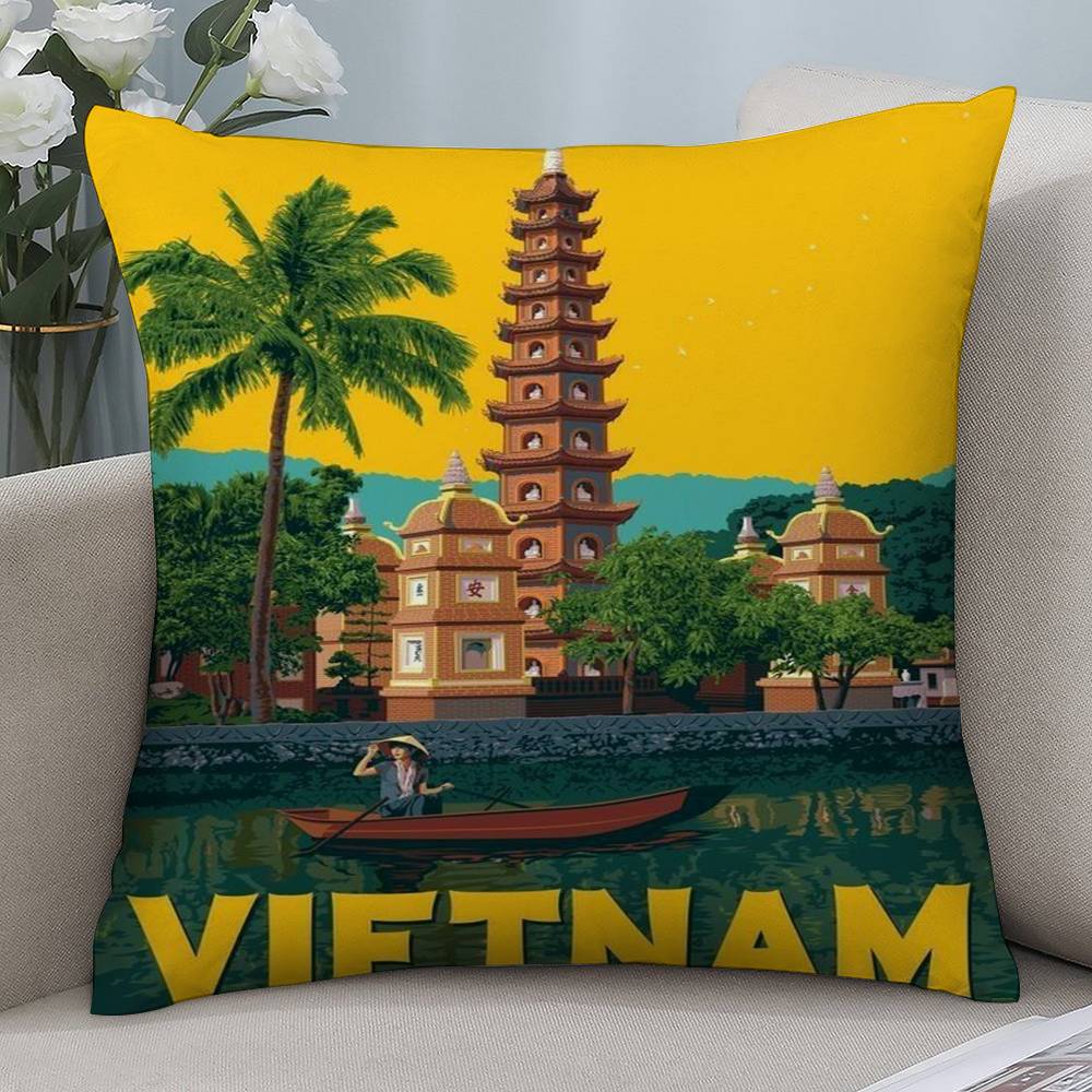 Vietnam Style Pillow Case Shor - Home Decor Vietnam recension och pris