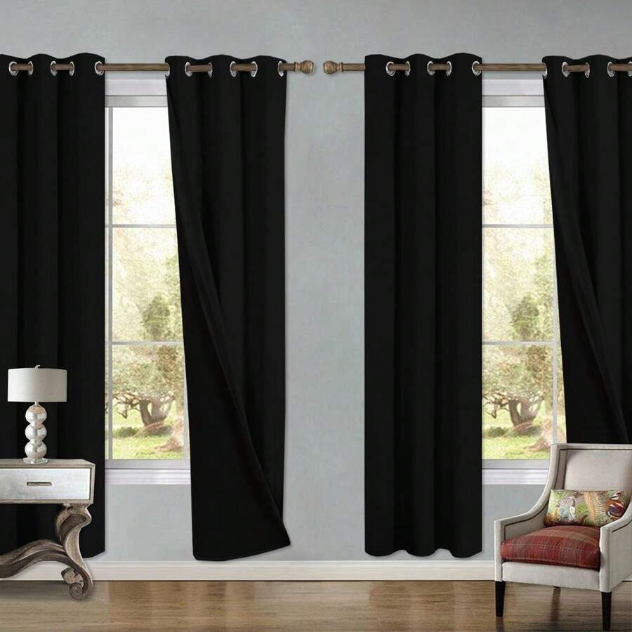 4 Panels 100% Blackout Curtain - Blackout Curtains recension och pris