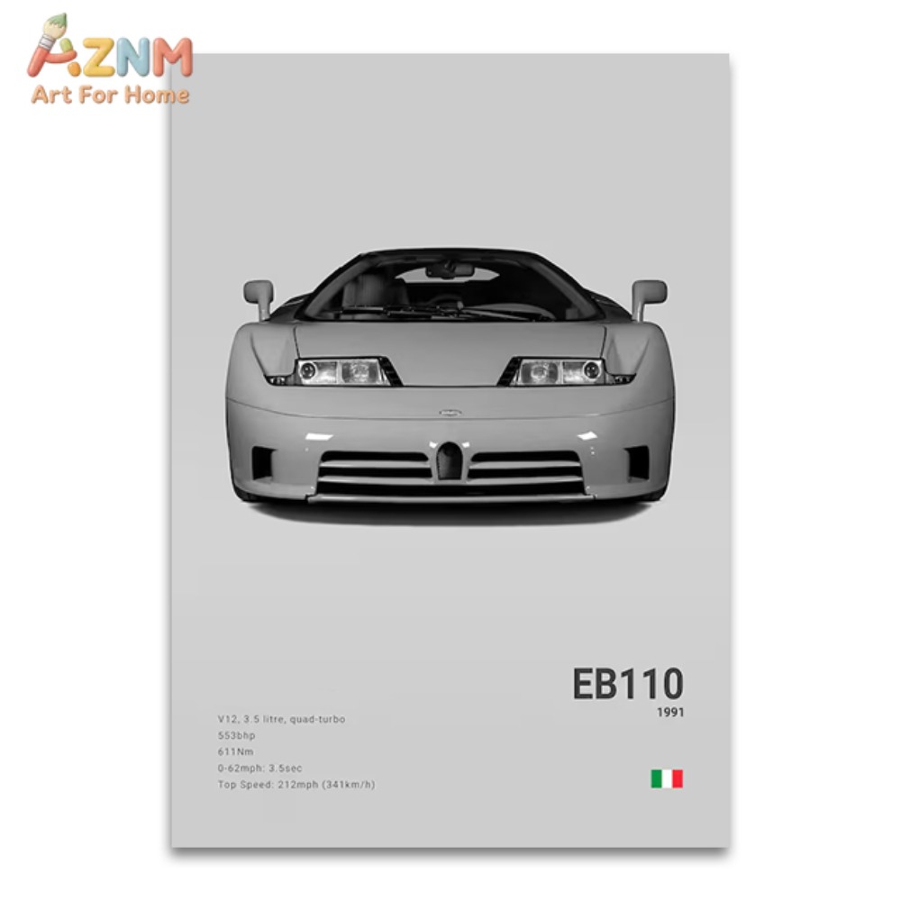 1pc CHIRON EB110 Canvas Wall A - Home Decor Nz recension och pris