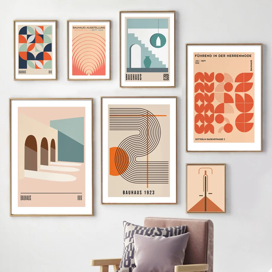 Bauhaus Expo Canvas Wall Art - - Home Decor Expo recension och pris