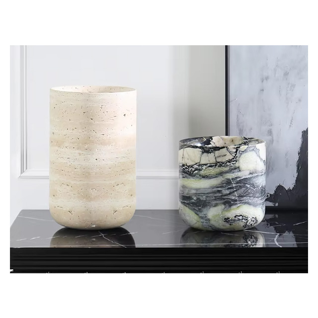 Customized Natural Marble Vase - Home Decor Vase With Flowers recension och pris