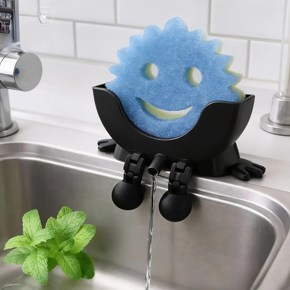 Drainable Soap & Sponge Holder - Home Decor Organizer recension och pris
