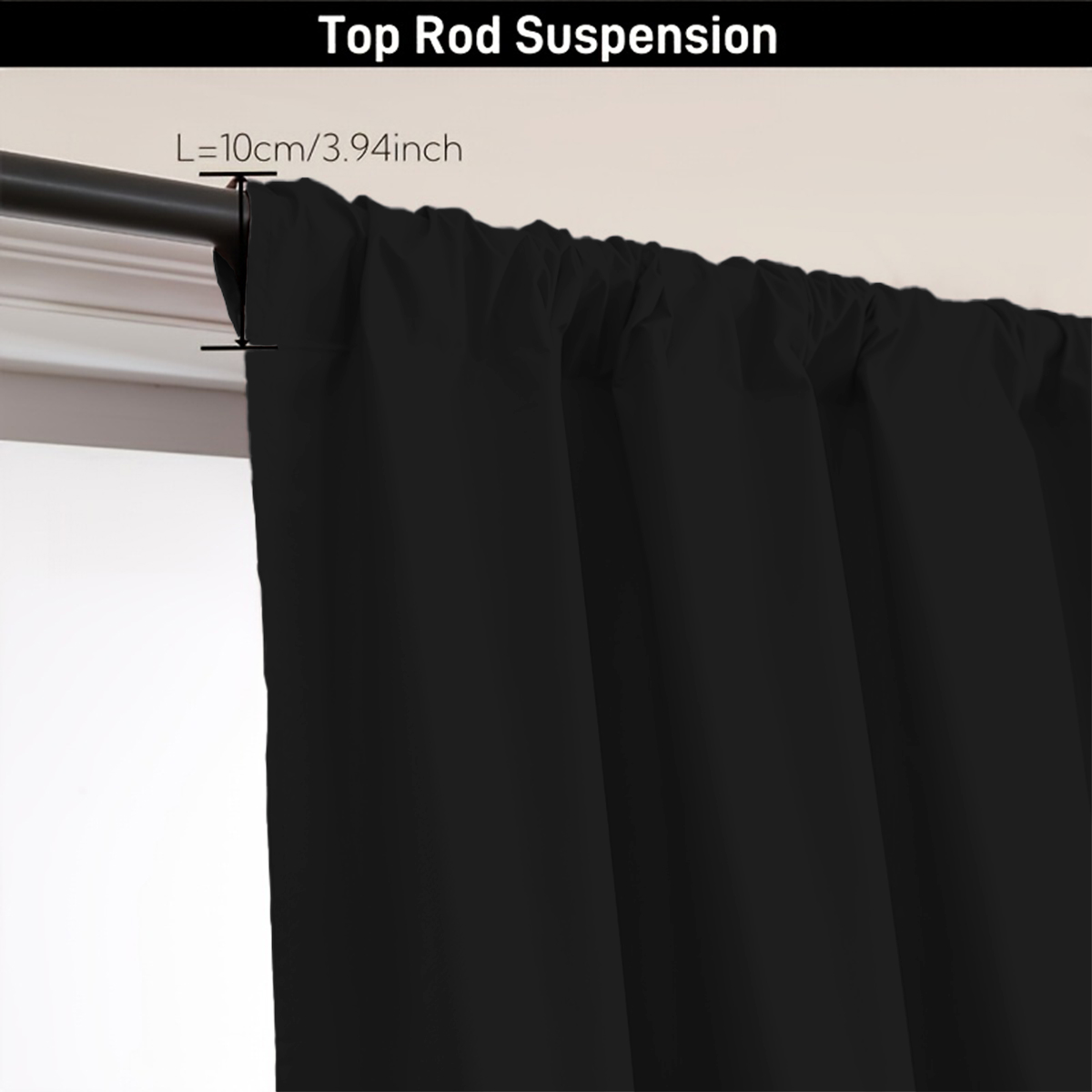 1 Piece of Simple Solid Color  - Blackout Curtains recension och pris
