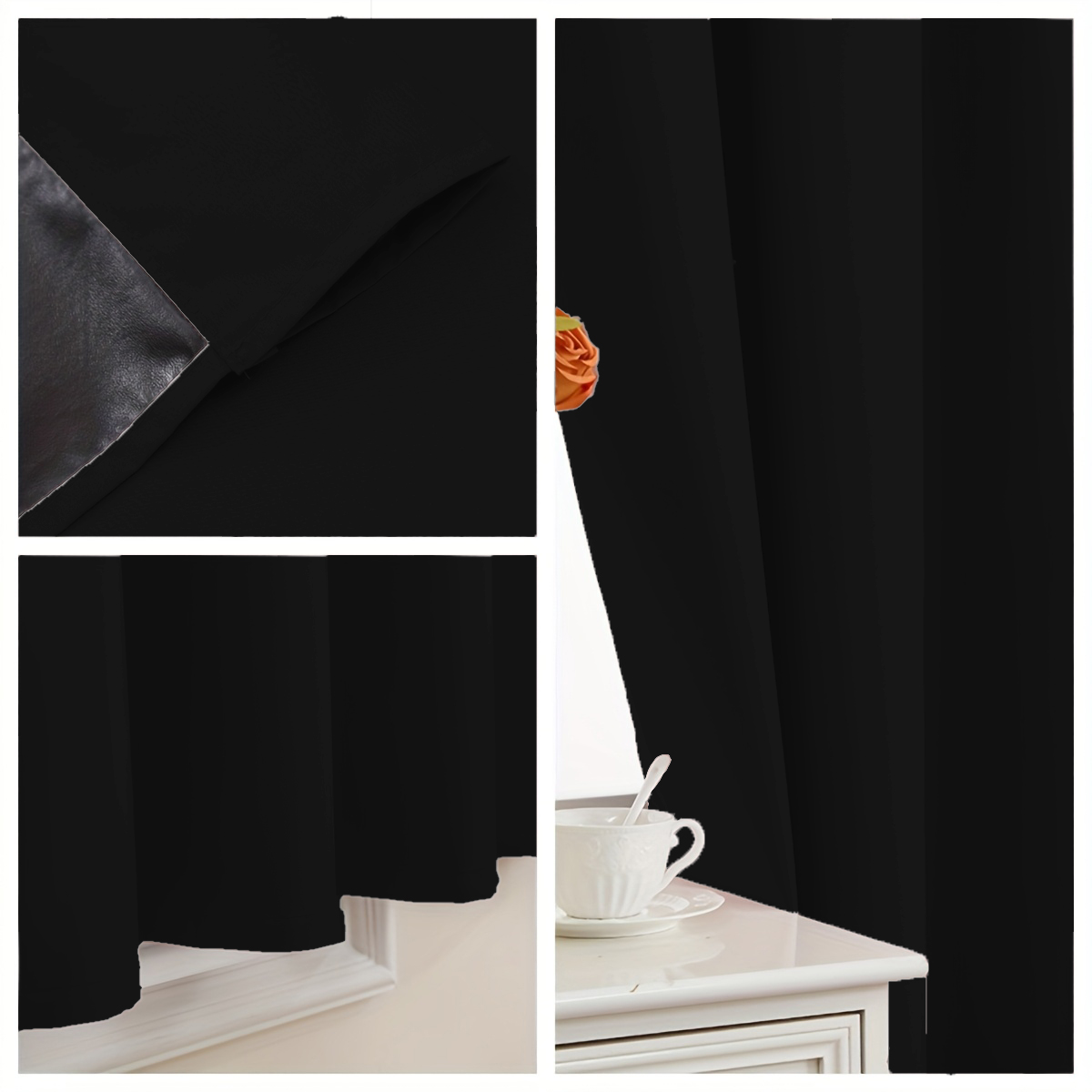 1 Piece of Simple Solid Color  - Blackout Curtains recension och pris