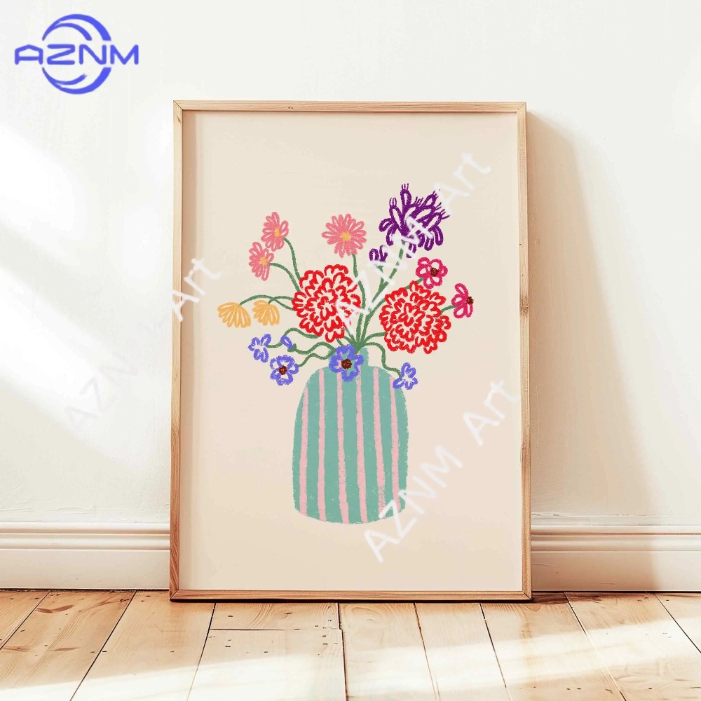 1/3pcs Abstract Flower Vase Pa - Home Decor Vase With Flowers recension och pris