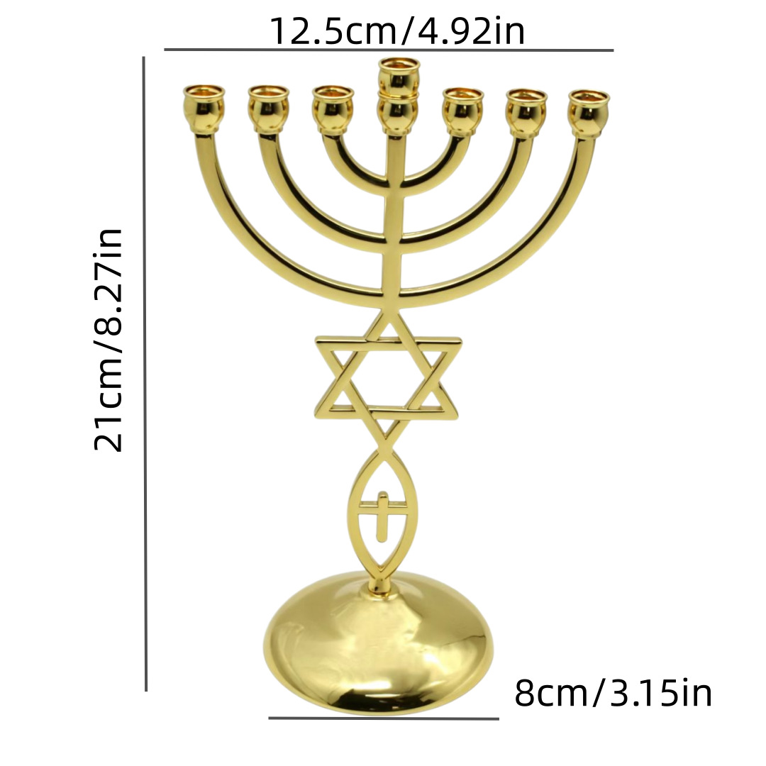 Hanukkah Seven-Headed Candle H - Home Decor Gift recension och pris