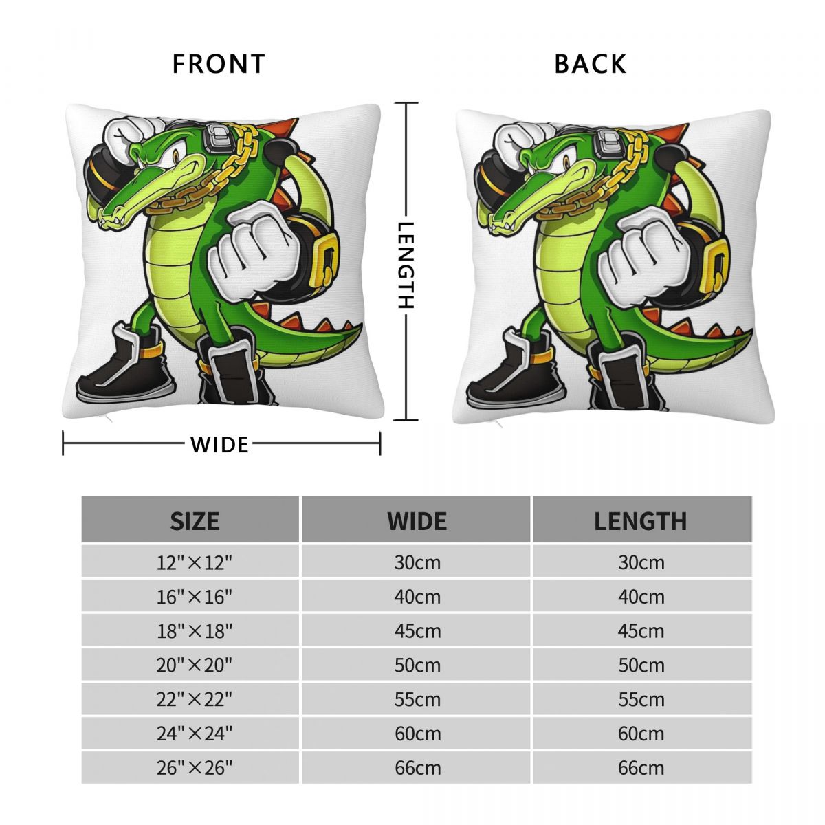 Vector The Crocodile Square Pi - Home Decor Vector recension och pris