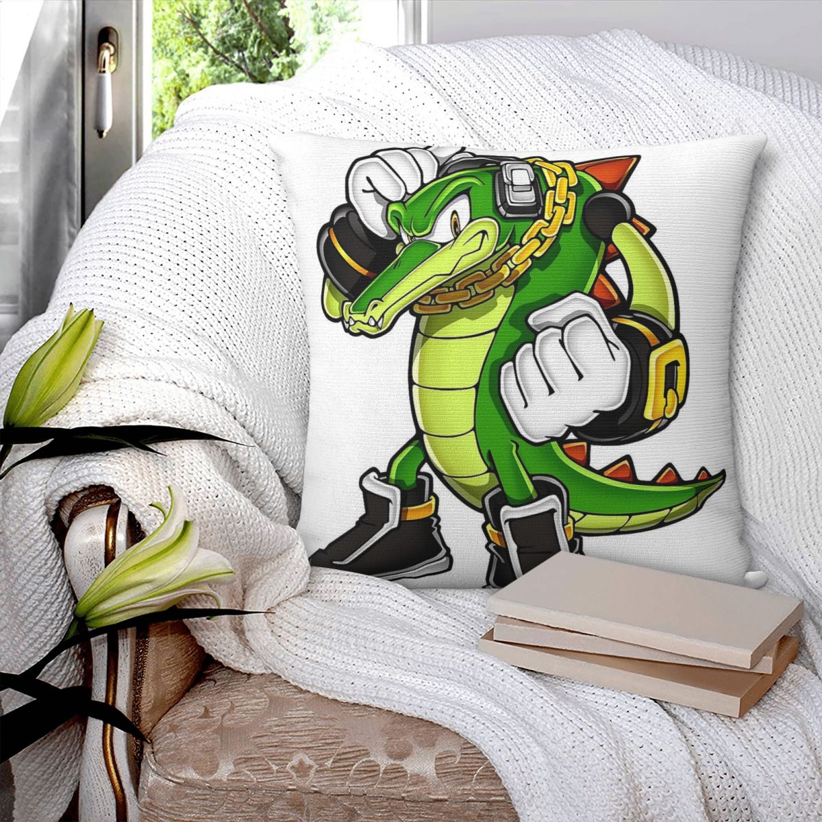 Vector The Crocodile Square Pi - Home Decor Vector recension och pris