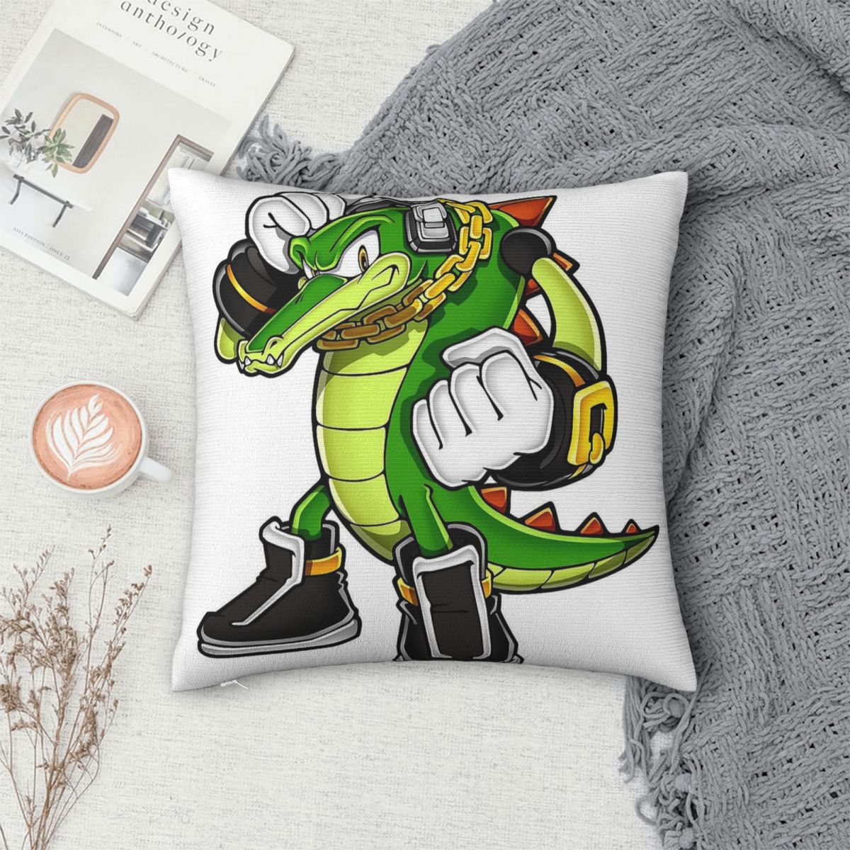 Vector The Crocodile Square Pi - Home Decor Vector recension och pris