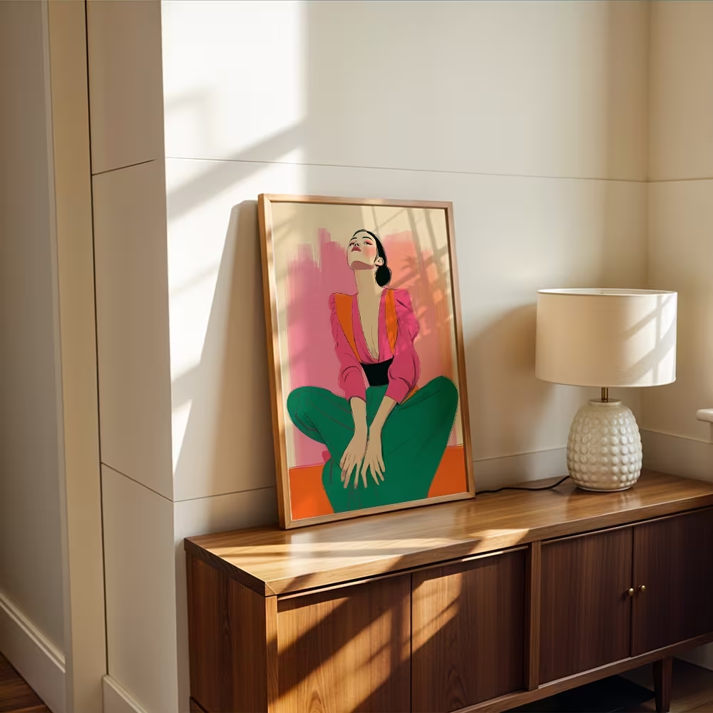 Modern,Retro Pluralistic Femin - Home Decor Nz recension och pris