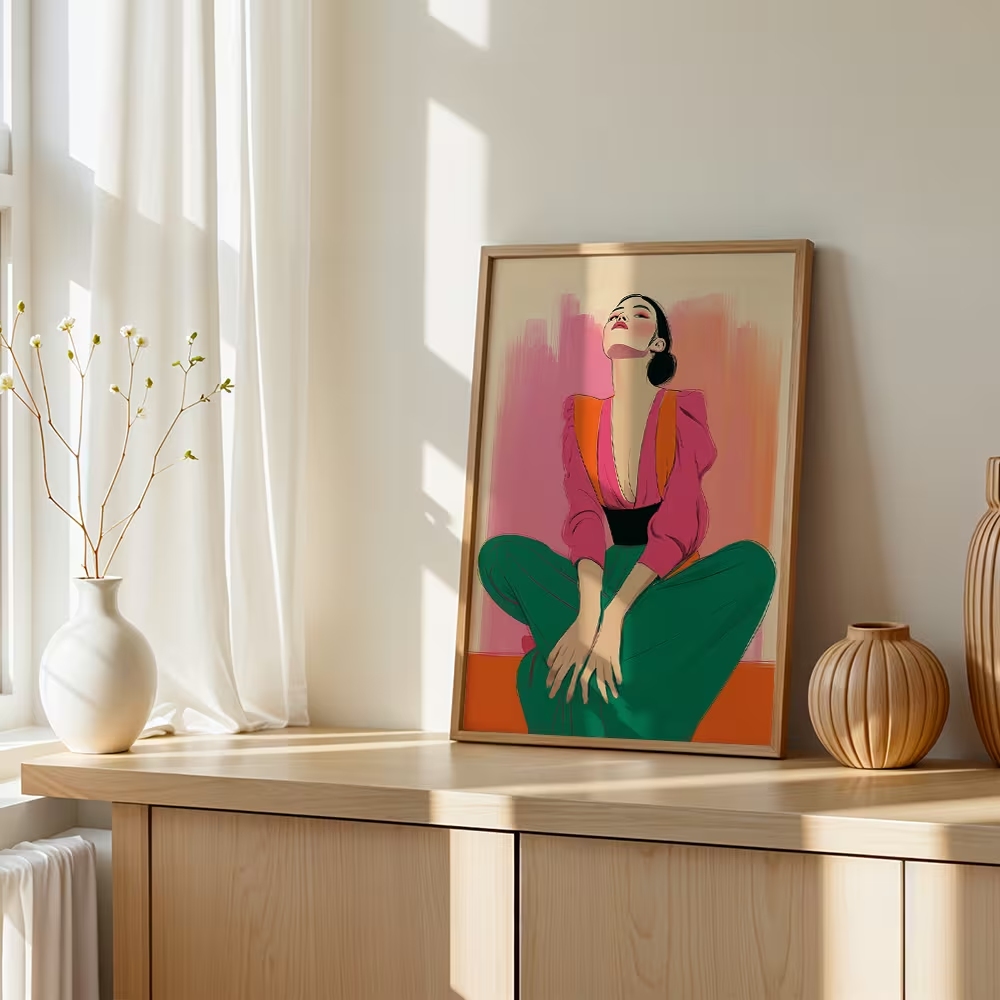 Modern,Retro Pluralistic Femin - Home Decor Nz recension och pris