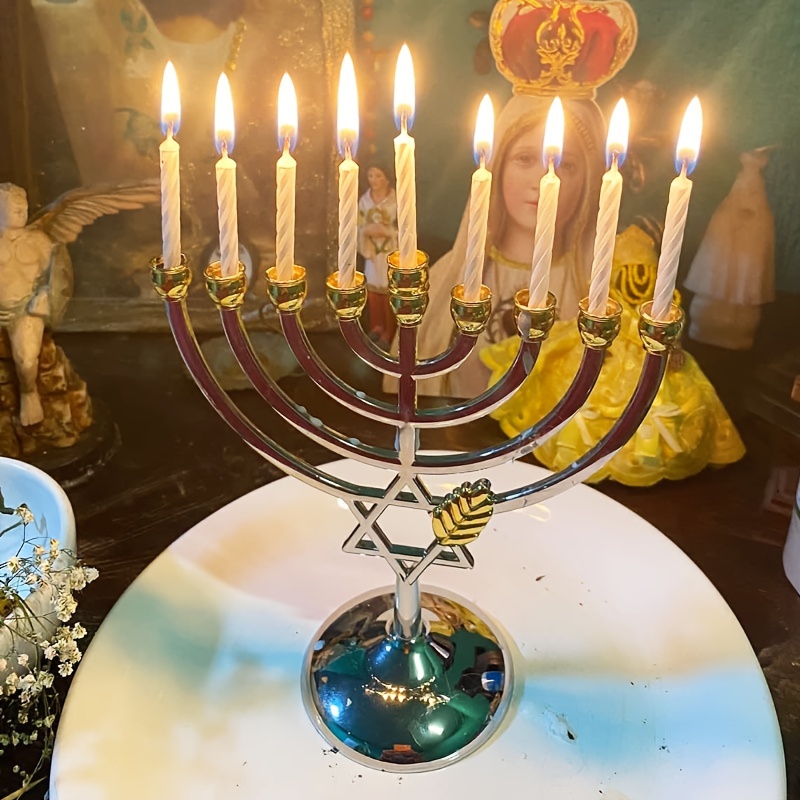 Hanukkah Menorah 9 Branch Cand - Home Decor Gift recension och pris