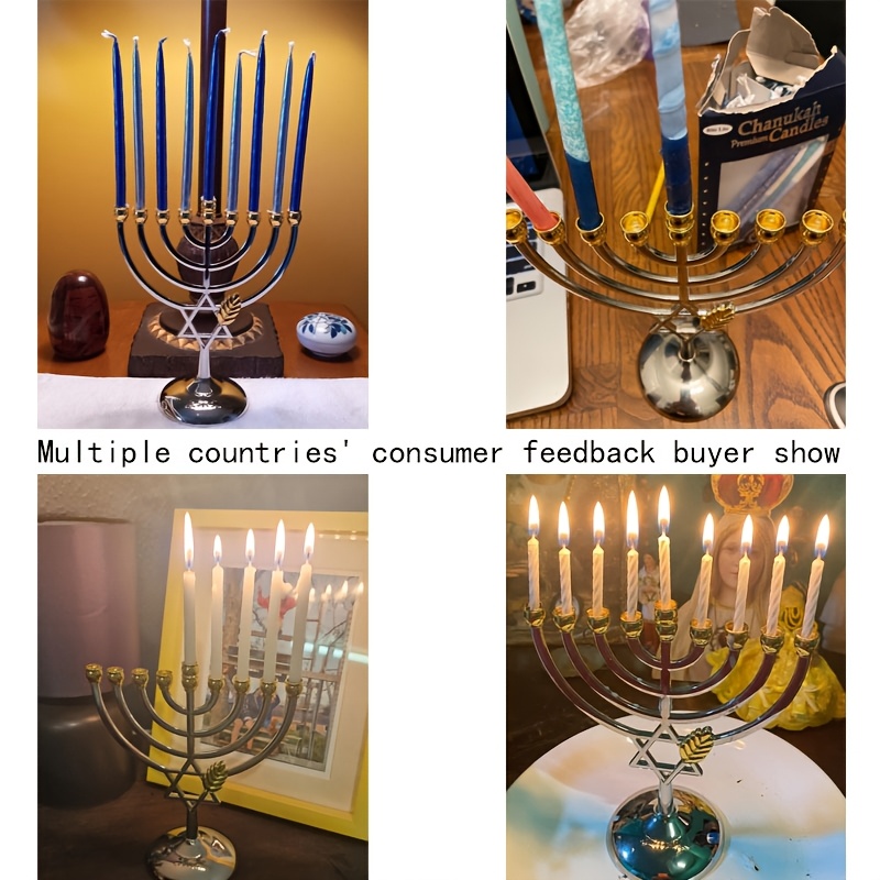 Hanukkah Menorah 9 Branch Cand - Home Decor Gift recension och pris