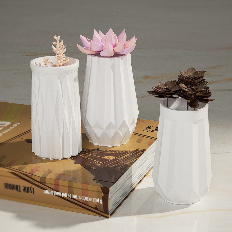 Round Diamond Vase Silicone Mo - Home Decor Vase With Flowers recension och pris