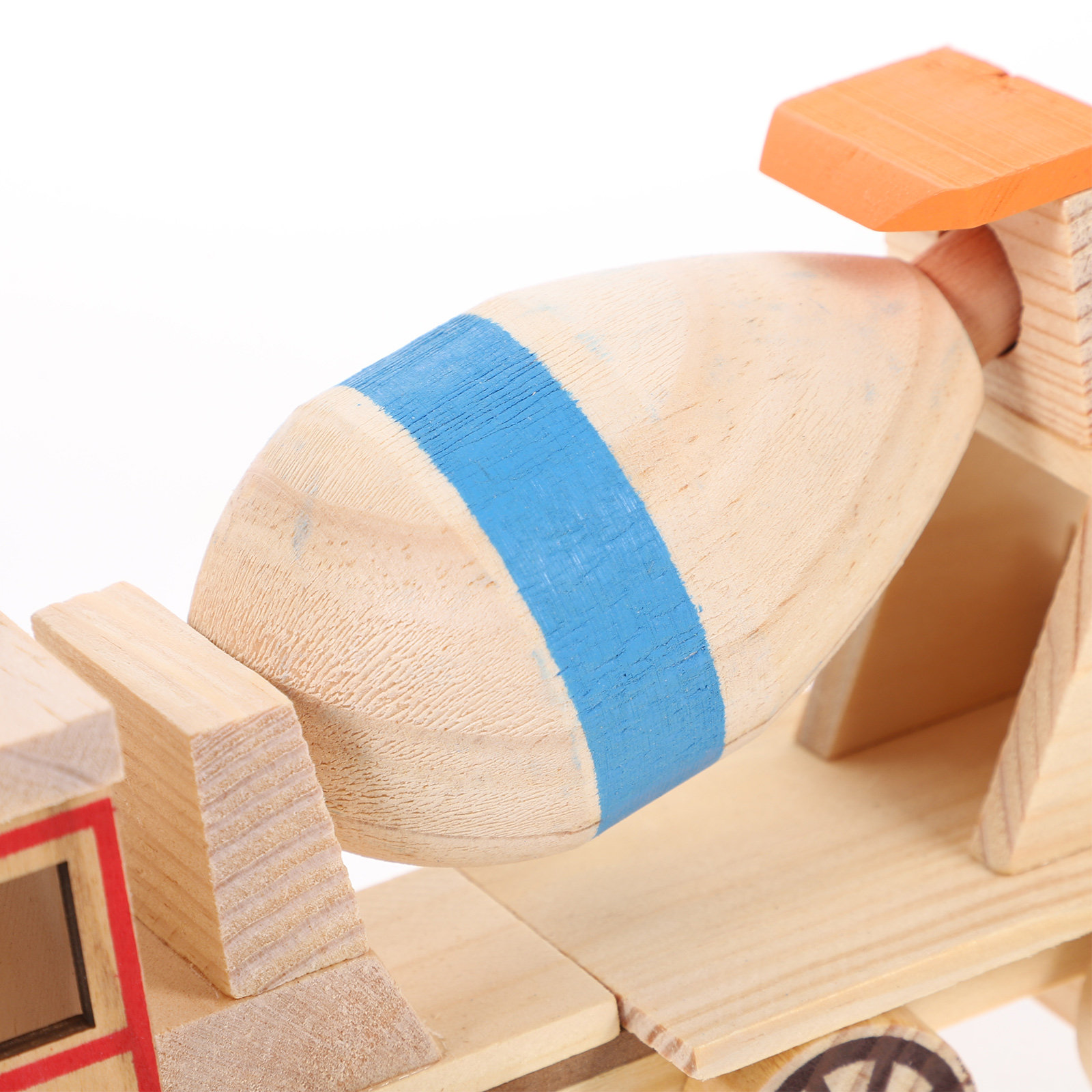 1Pcs Cement Mixer Wooden Handi - Home Decor Gift recension och pris