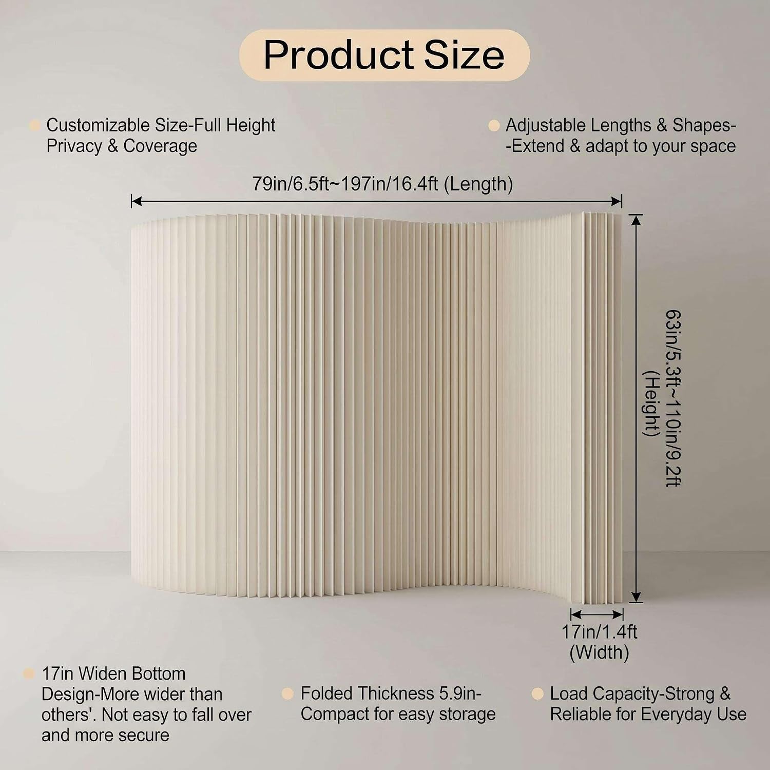 Folding Paper Room Divider Pan - Room Divider Screen recension och pris