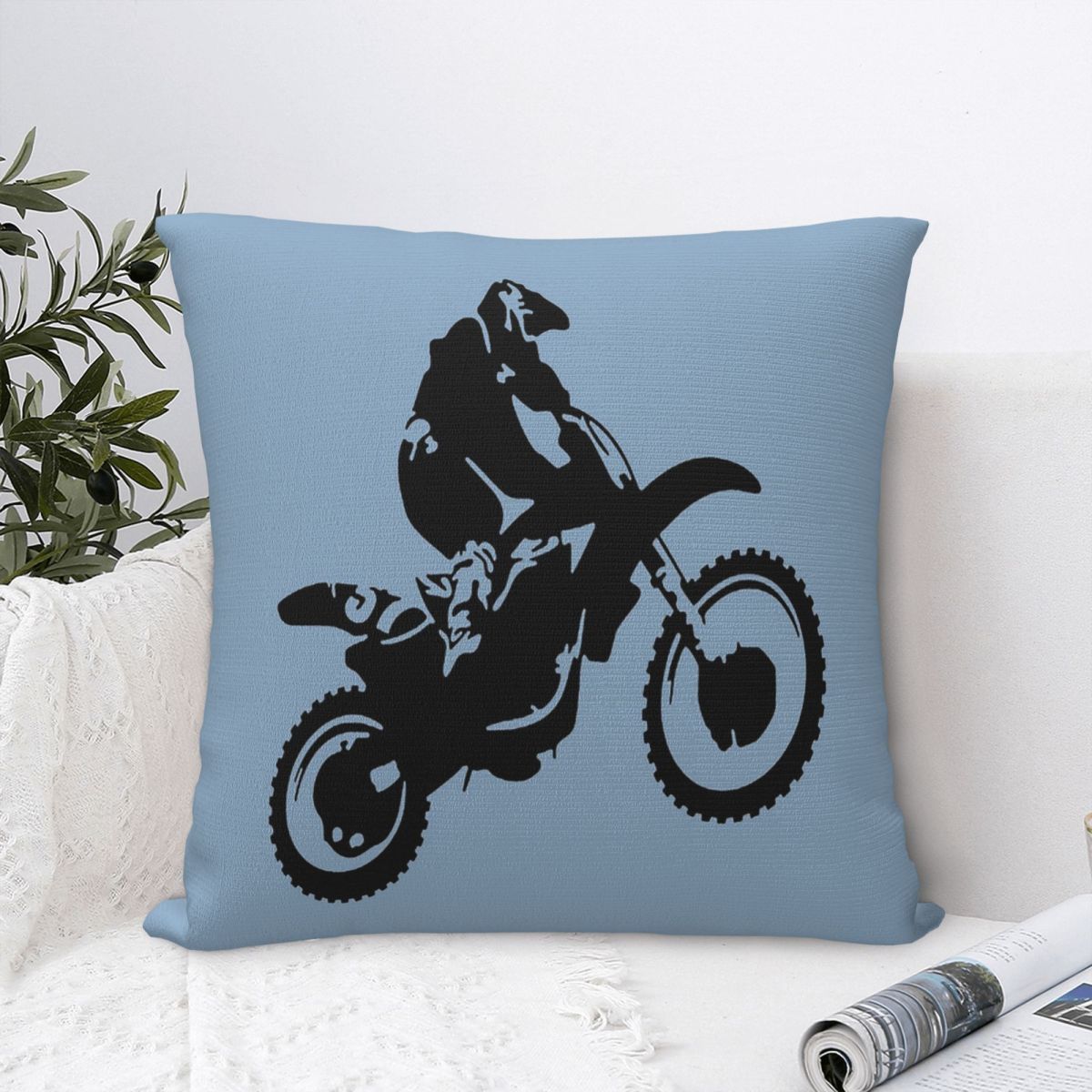Moto X Dirt Bike Monotone Vect - Home Decor Vector recension och pris