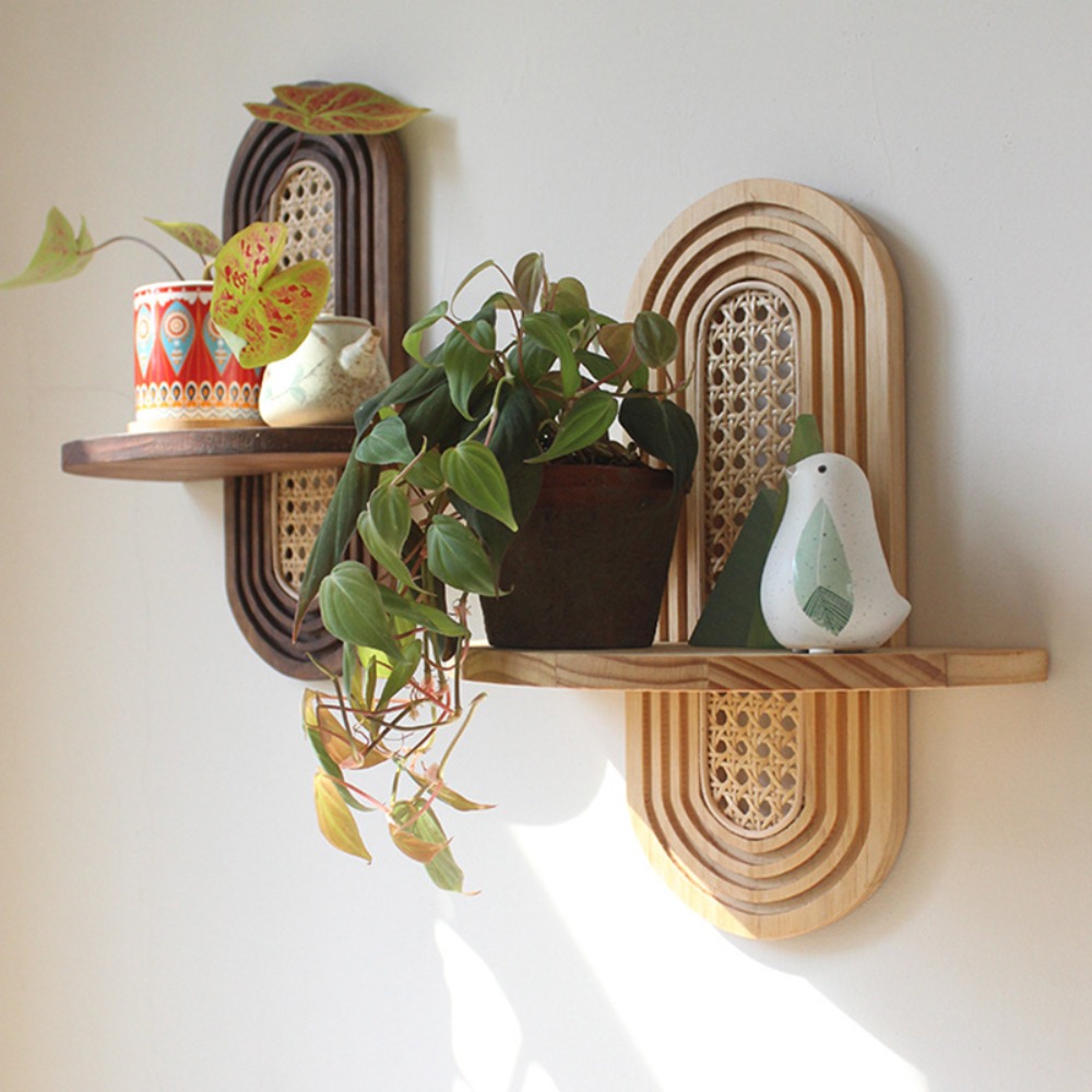 New Handmade Rattan Flower She - Home Decor Rattan recension och pris