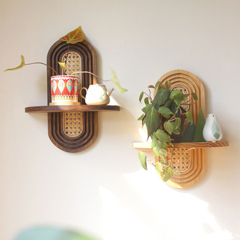 New Handmade Rattan Flower She - Home Decor Rattan recension och pris