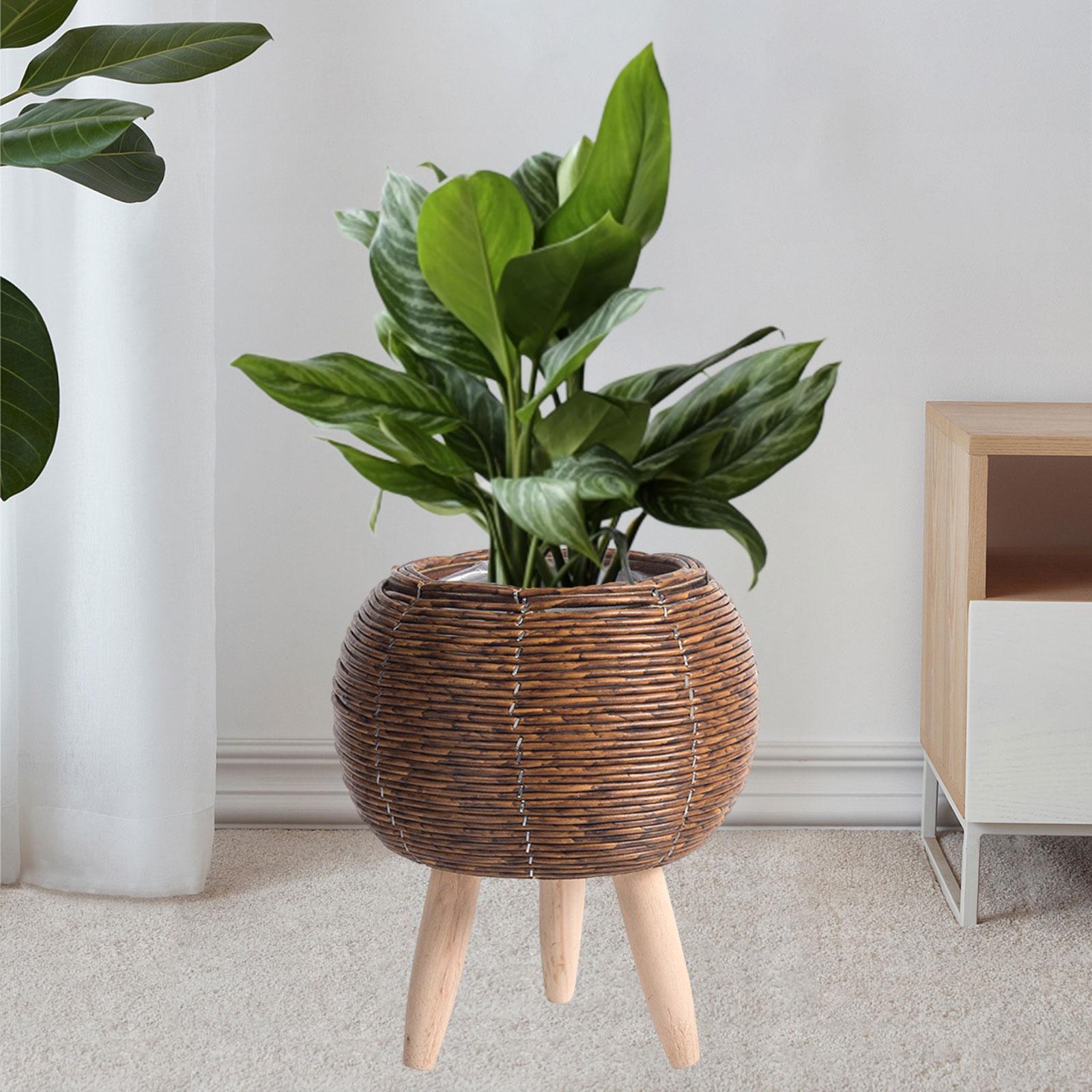 Woven Basket with Stand Indoor - Home Decor Rattan recension och pris
