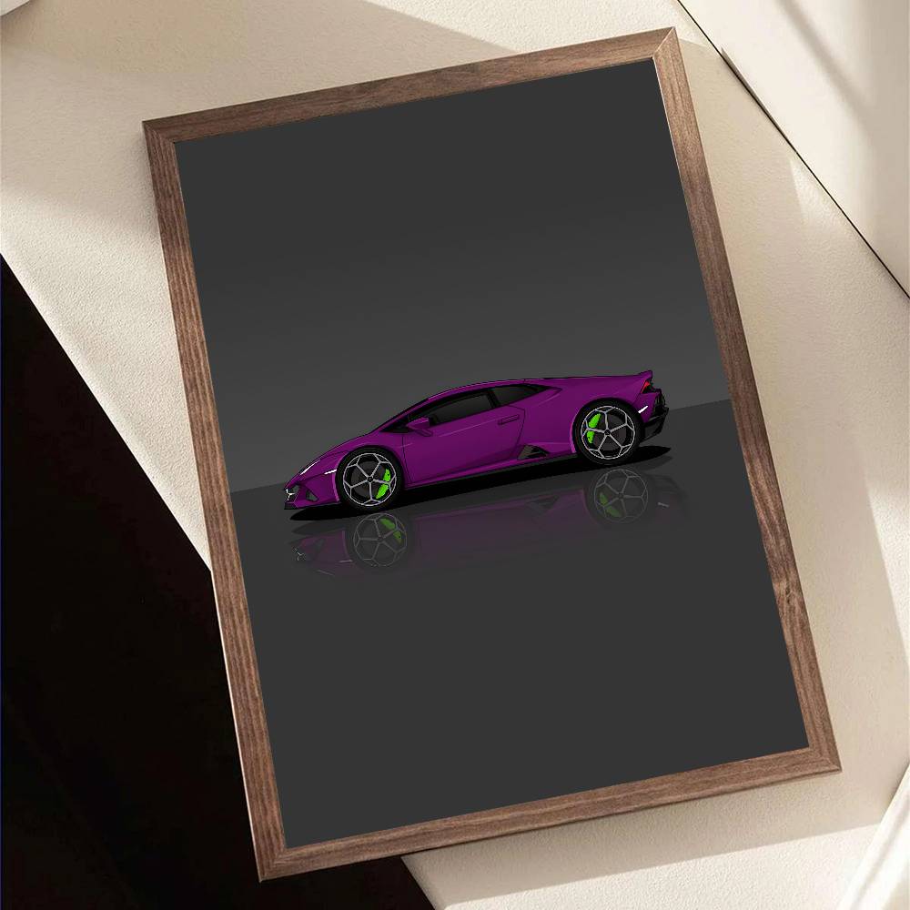 Cool Sport SUV Car Paper Poste - Home Decor Vector recension och pris