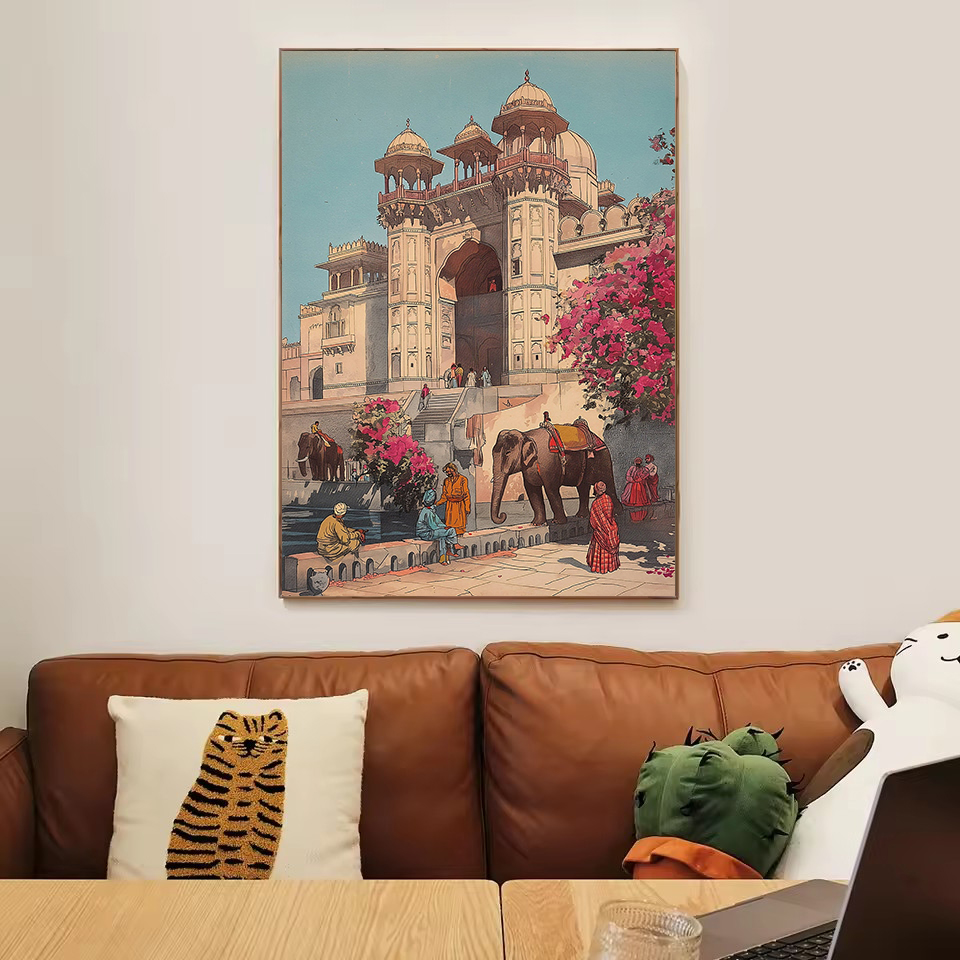 Vintage Ancient India Living B - Home Decor Varanasi recension och pris
