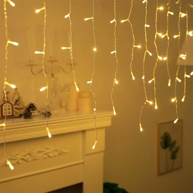 Christmas Lights Outdoor Decor - String Curtain Light recension och pris