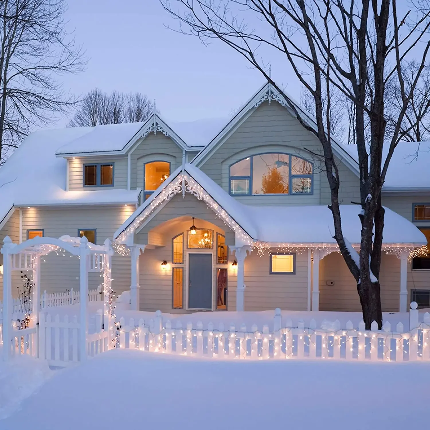 Christmas Lights Outdoor Decor - String Curtain Light recension och pris